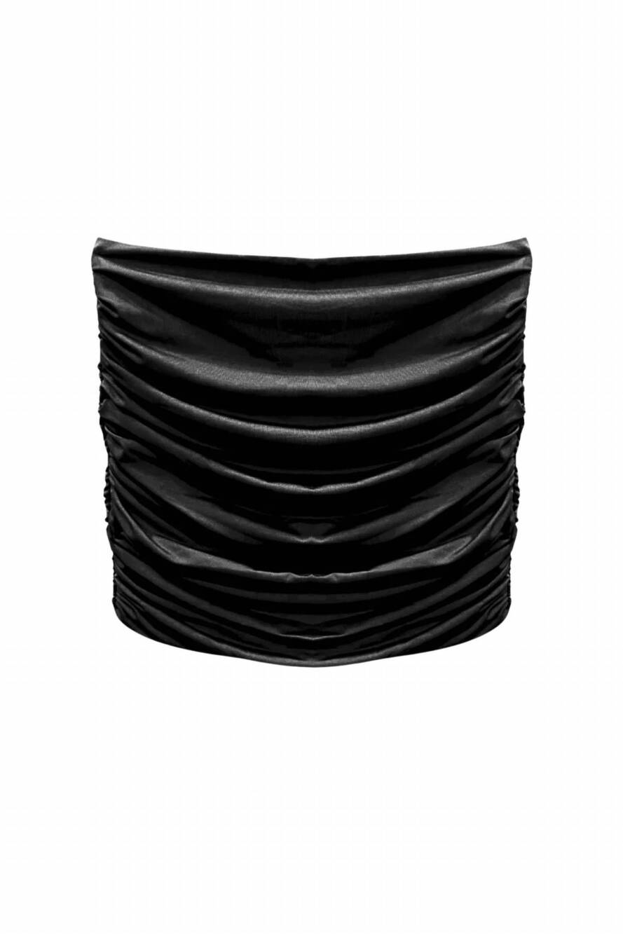 NEW KATIE J NYC women's blakely tube top in black